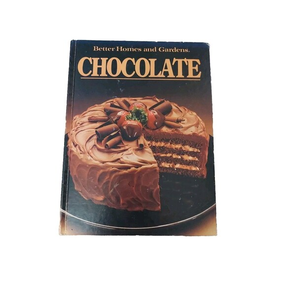 Vtg 1984 Chocolate Hardcover Better Homes & Gardens 1st Edition Recipes Cookbook - Picture 1 of 4